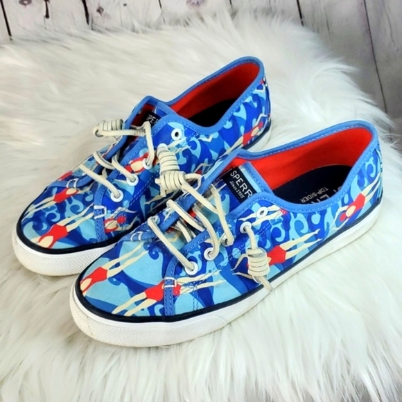 Sperry Women's Top-Sider Seacoast Swimmer Shoe Limited Edition Summer Blue 6.5 - Picture 14 of 17